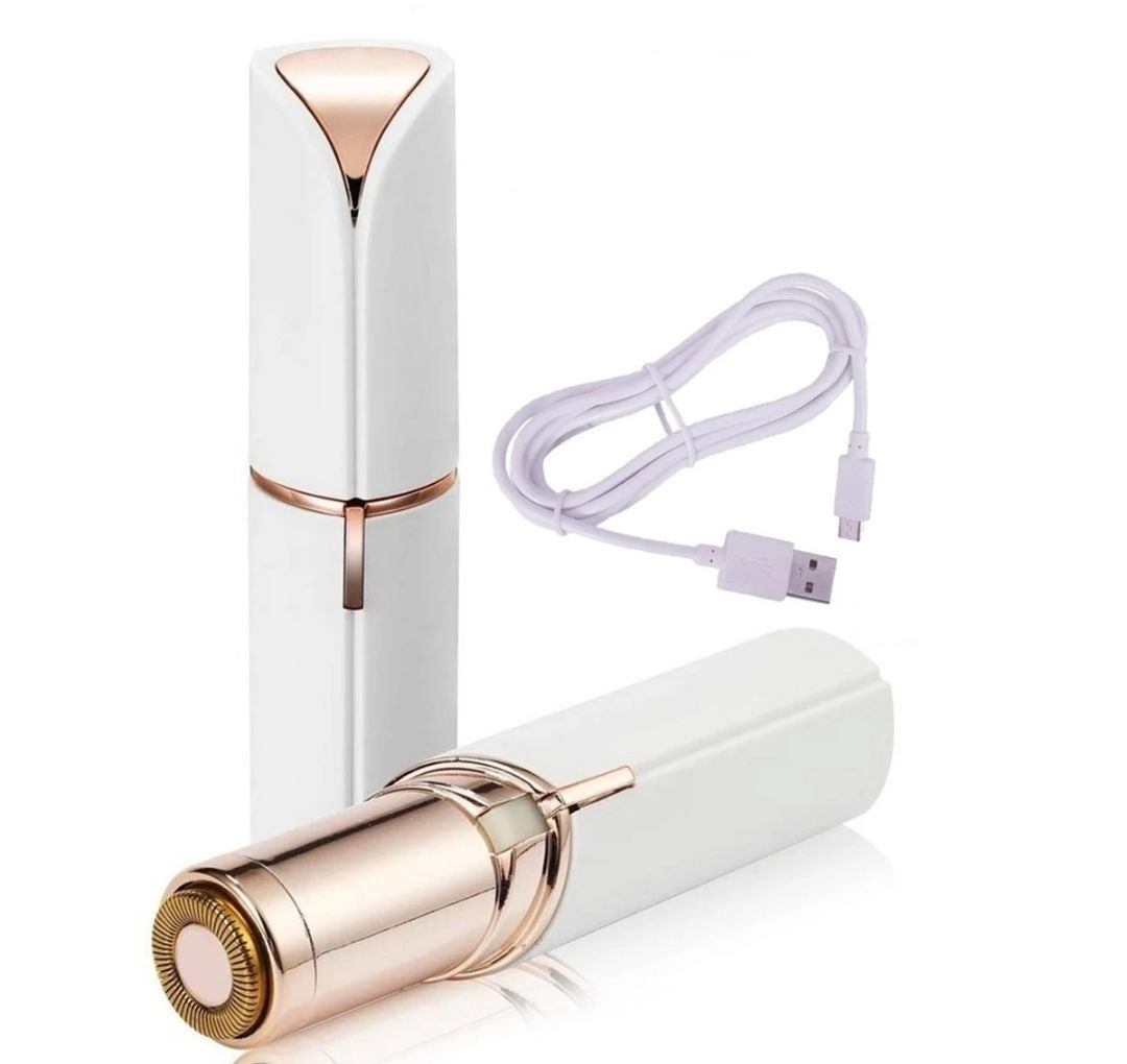 FLAWLESS 3-in-1 USB Rechargeable Hair Removal Tool for Women, Painless Hair Treatment for Face & Body, Finishing Touch - Facial Hair Remover For Women Woman Hair & Eye Brow Shaper Upper Lips Hair Removing Machine Compact Design