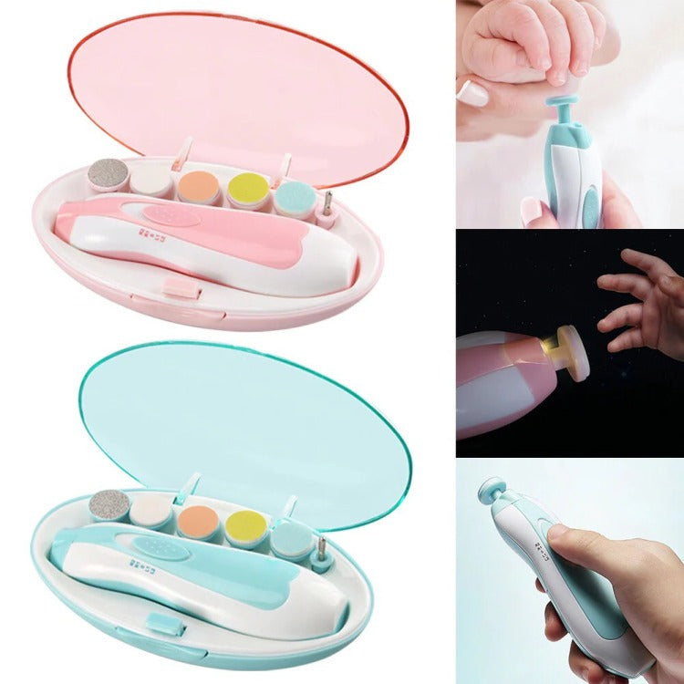 Baby Nail Trimmer Portable Electric Baby Manicure Pedicure Nail Clippers Infant Newborn Baby Nail Cutter